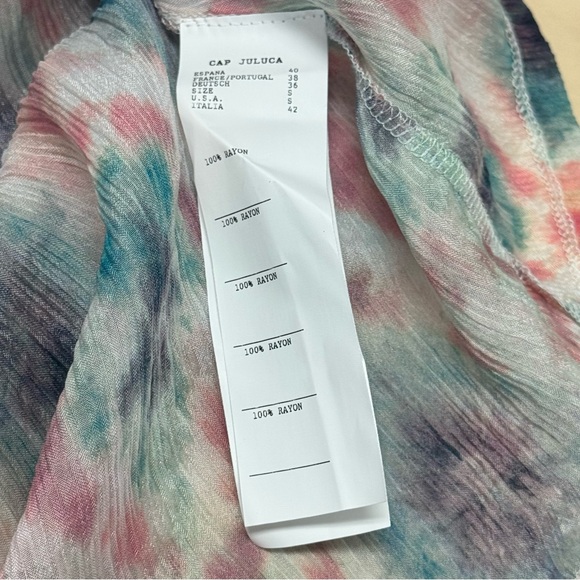 NWT Aldo Martins Cap Juluca A New Story Button Down Midi Dress Tunic LS Small - Picture 9 of 11